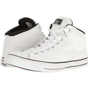 CHUCK TAYLOR HIGH STREET MID LEATHER SHOES